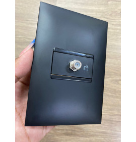 Cj Coaxial (antena) Horizontal 4x2 - Pial Plus + Preto 